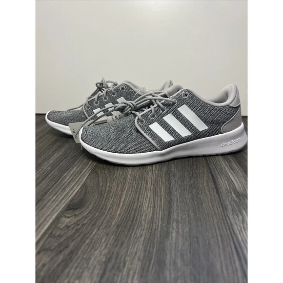 Adidas Cloudfoam QT‎ Racer Running Shoes Gray Size 6 NWT - Picture 1 of 5